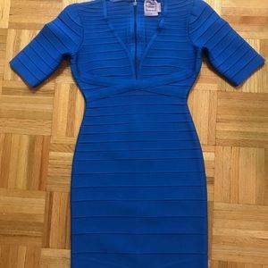 BRAND NEW WITH TAGS HERVE LEGER 3/4 sleeve dress